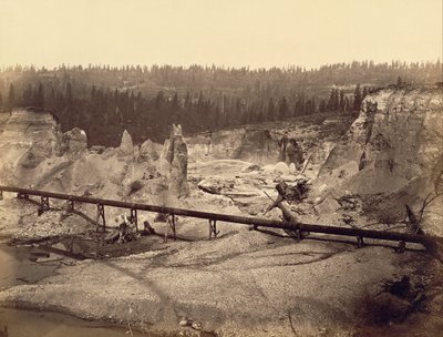 Malakoff Diggings, North Bloomfield, California by Carleton E. Watkins
